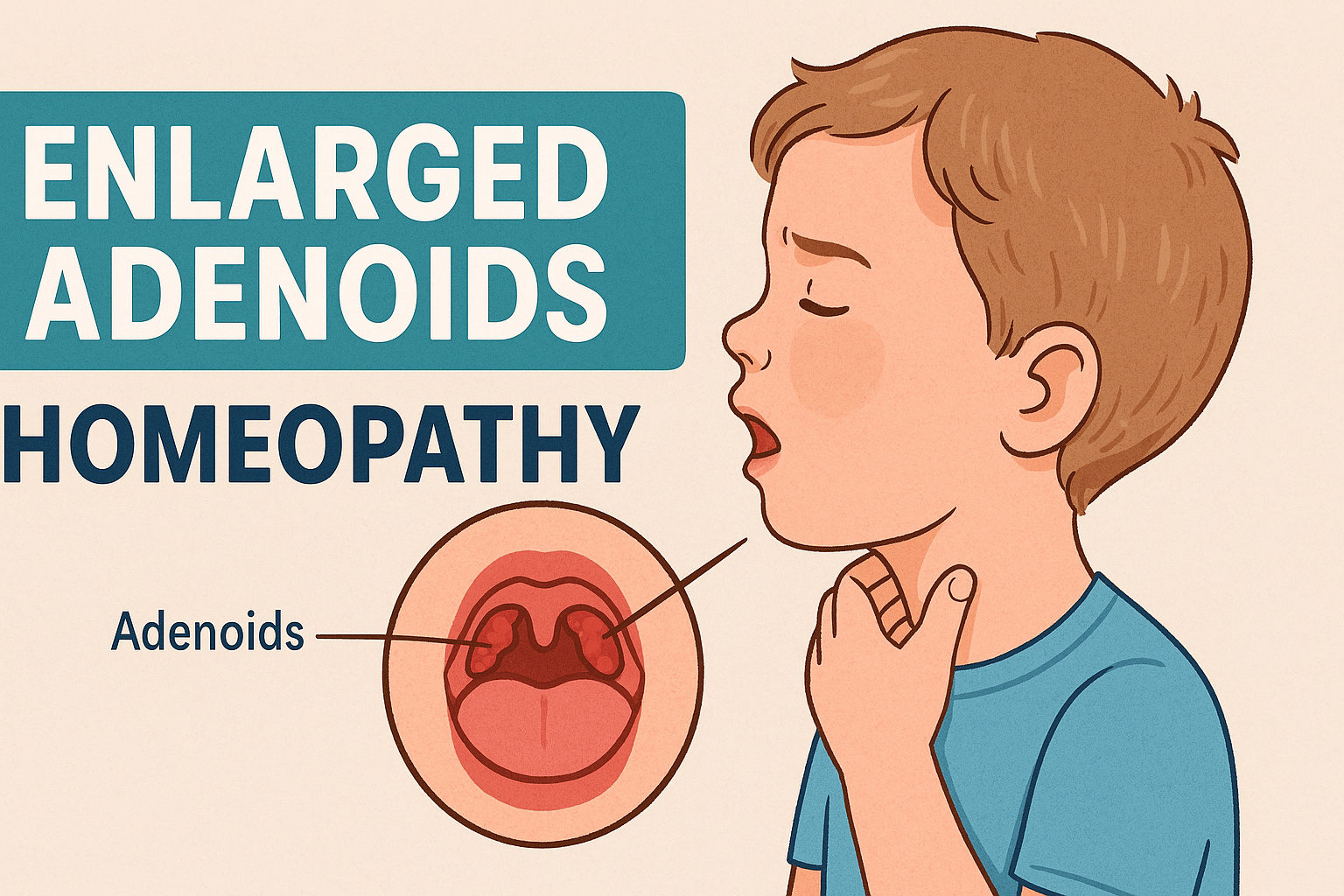 You are currently viewing How Homeopathy Helps Children with Enlarged Adenoids